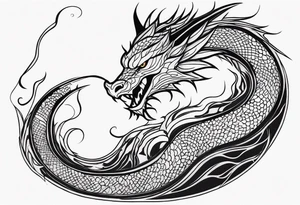 dragon tattoo idea