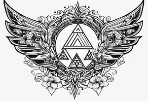 Legend Of Zelda arm sleeve tattoo idea