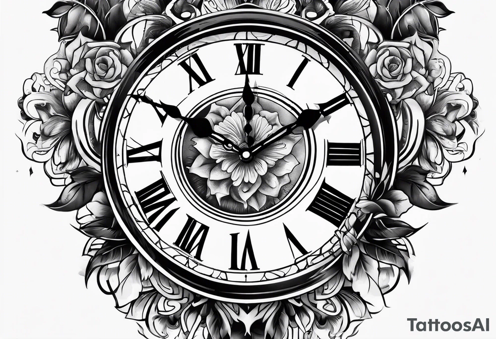 Clock tattoo idea