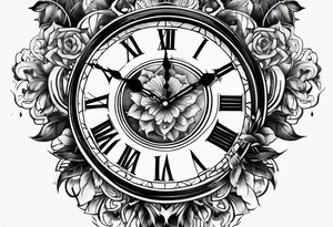 Clock tattoo idea