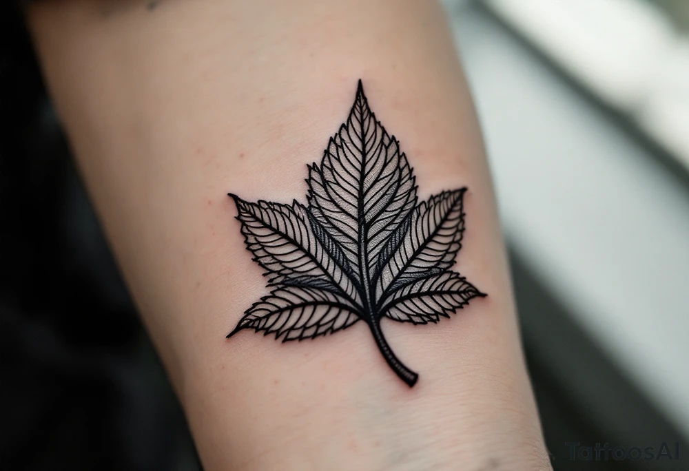 The Bodhi Tree Leaf – Symbol of enlightenment under which Buddha meditated, typically in green, brown, or gold, often stylized with veins or mandala textures. tattoo idea