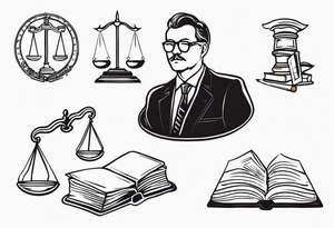 lawyer tattoo idea