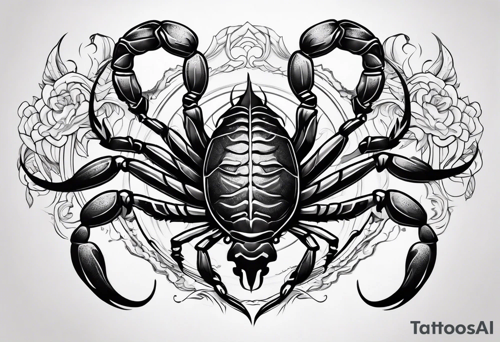 scorpion tattoo idea