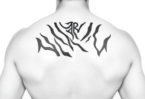 tiger stripe camo tattoo idea