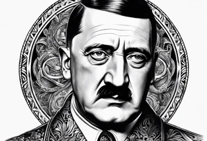 Adolp Hitler SS TOTEMKOPH tattoo idea