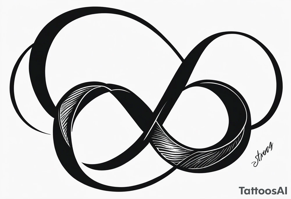 Infinity symbol with text Strong. Soft. Wild tattoo idea Infinity symbol with text Strong. Soft. Wild tattoo idea
