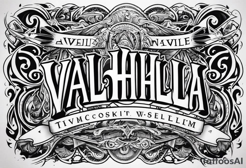 Valhalla tattoo idea