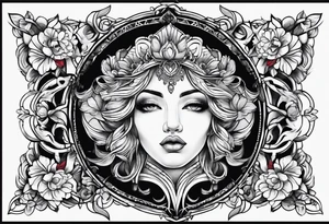 a marble arm tattoo idea