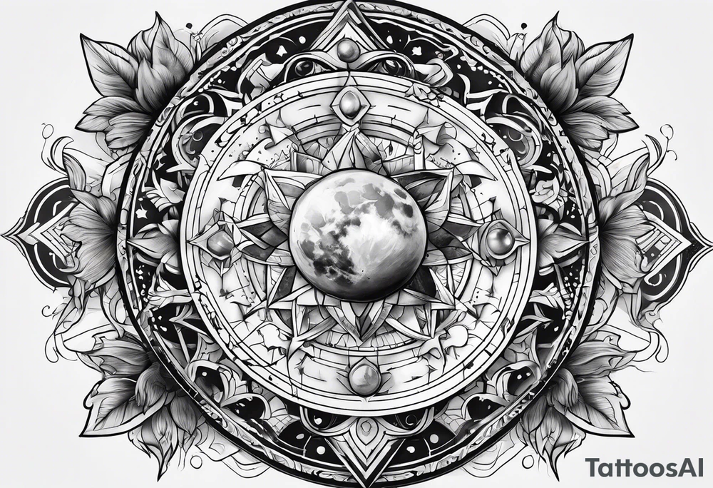 Astrology tattoo idea