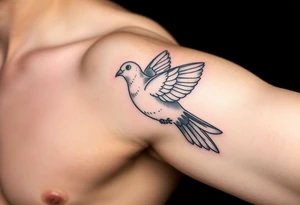 Dove with grandad tattoo idea