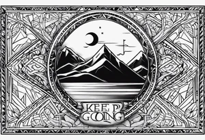 "Keep going" tattoo idea