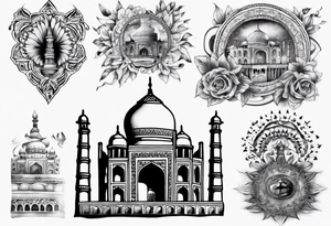 Taj Mahal
Coliseum tattoo idea