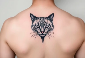 Black Cat tattoo idea