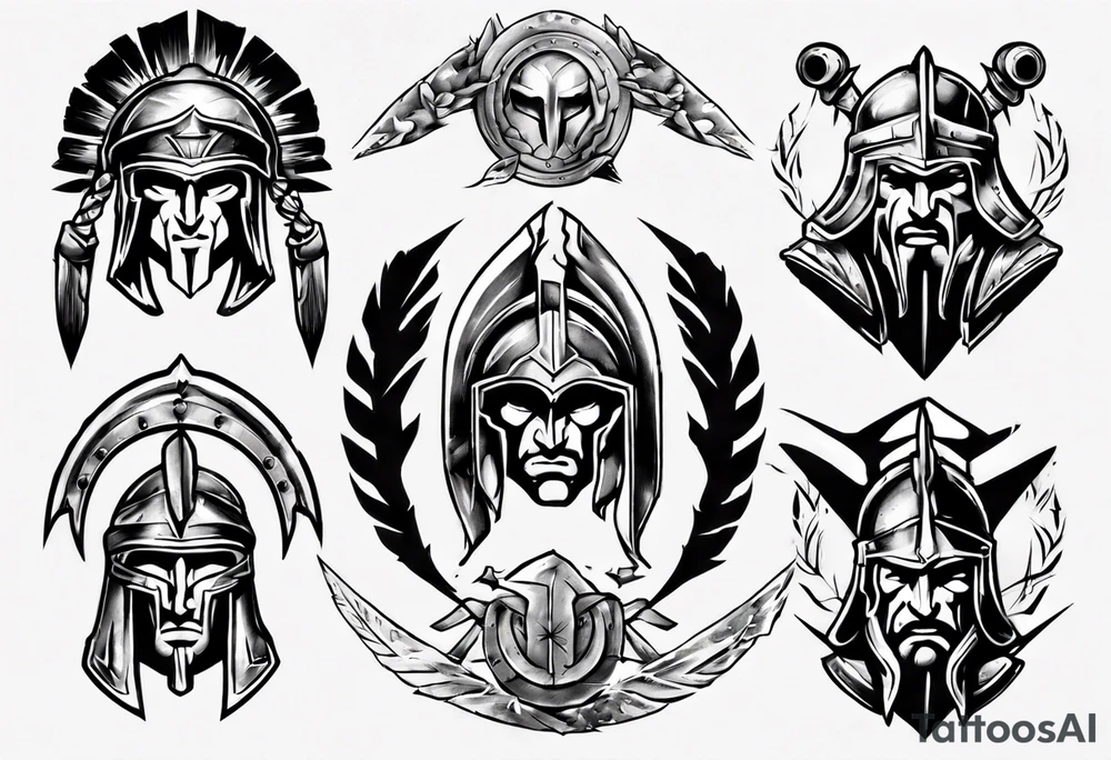 Spartan Warrior tattoo idea
