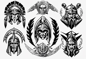 Spartan Warrior tattoo idea