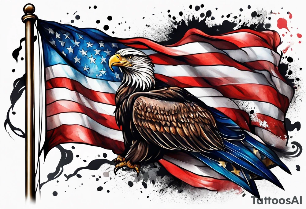 Flag tattoo idea