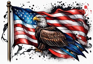 Flag tattoo idea