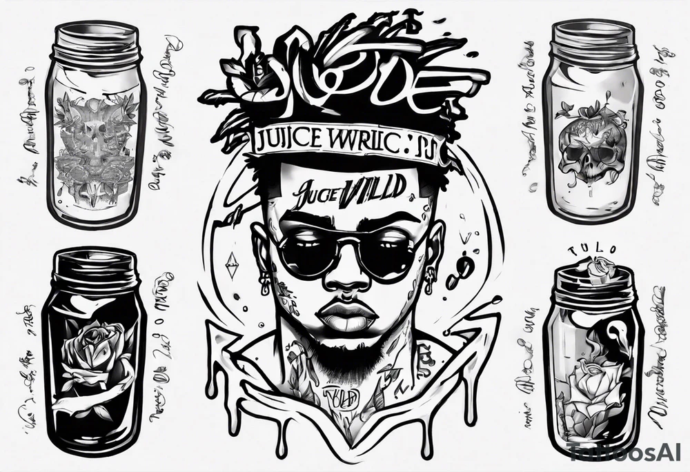 Juice wrld lyrics in code tattoo idea