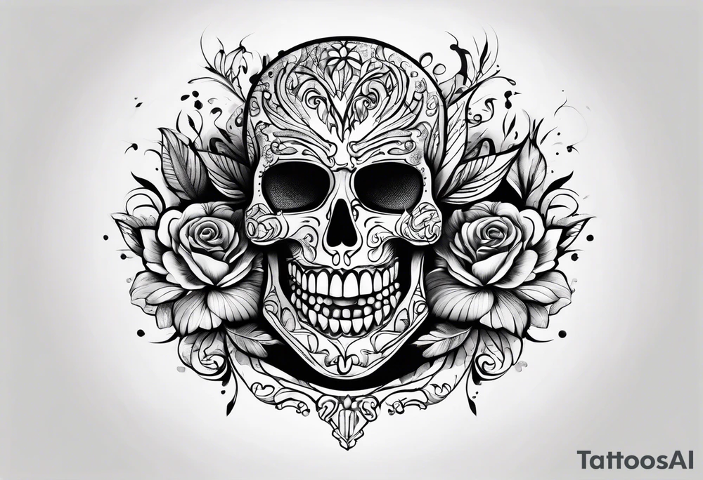 Packet of sugar spilling over tattoo idea