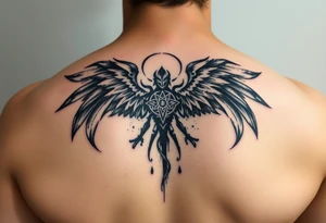 ArchAngel Protection tattoo stencil tattoo idea