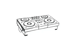 DJ decks tattoo idea