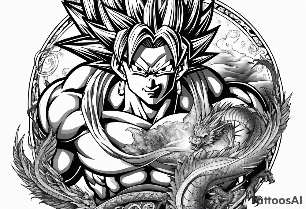 dragonball z tattoo idea