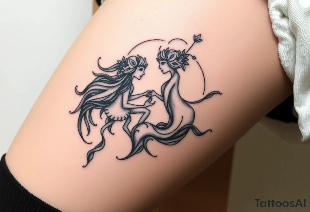 Viola Johnston Gemini tattoo idea