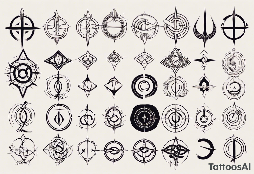 infinite symbol tattoo idea