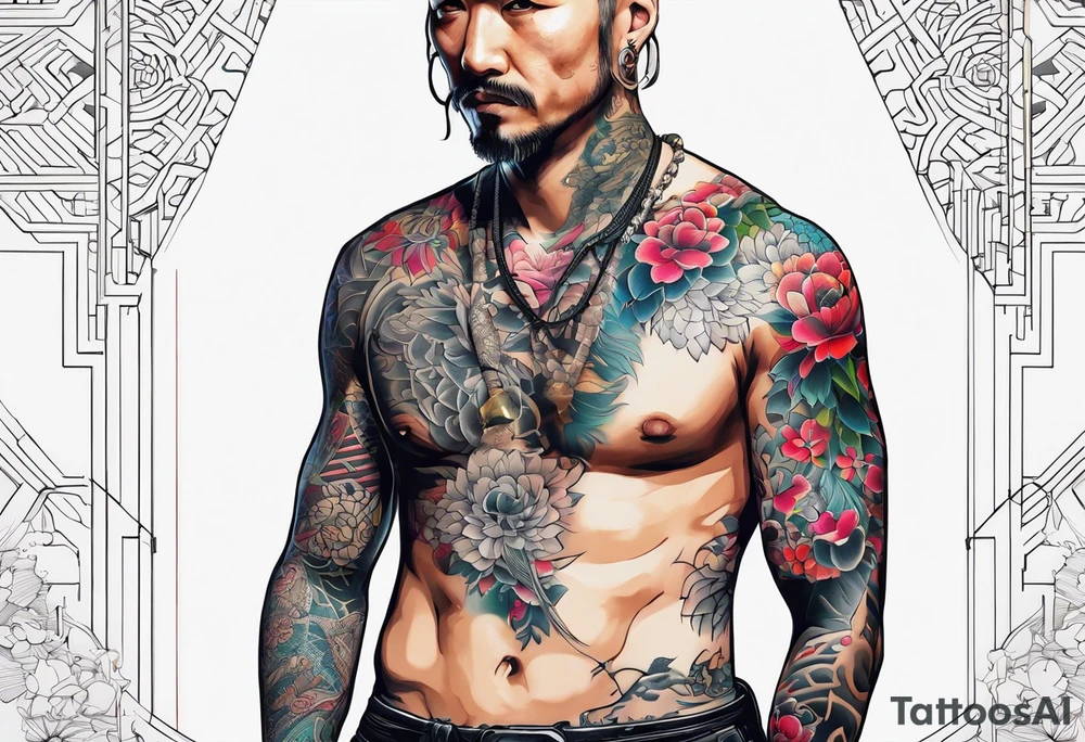 cyberpunk 2077, hand tattoo, tattoo idea