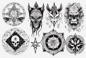 Mystical tattoo idea