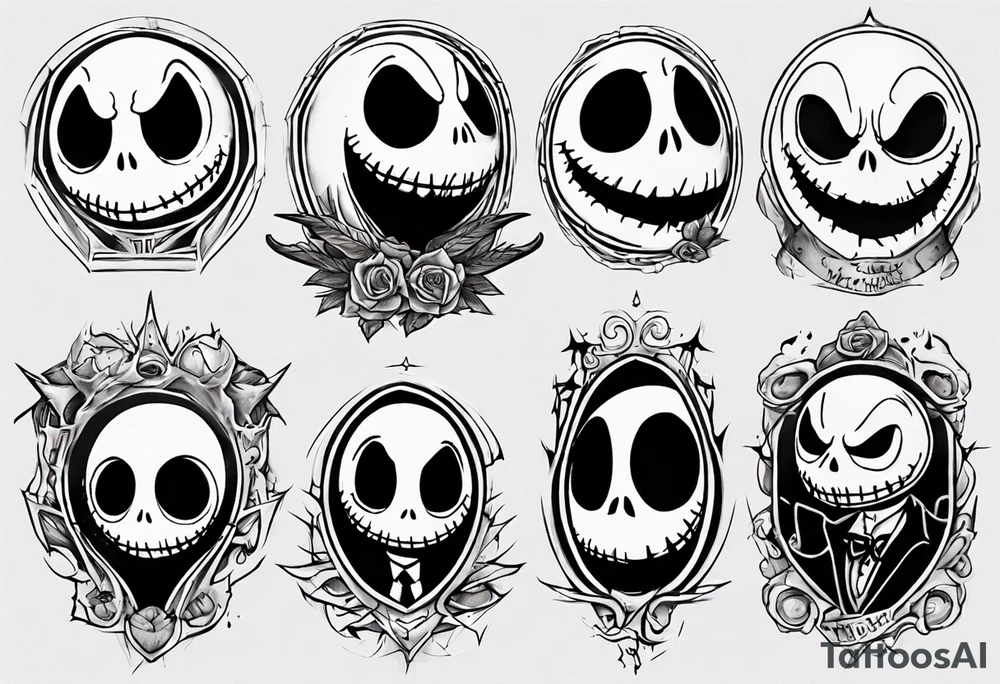 jack skellington tattoo idea