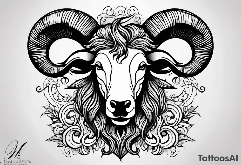 First born son, Aries tattoo idea