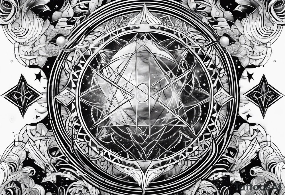 universe quantum field tattoo idea