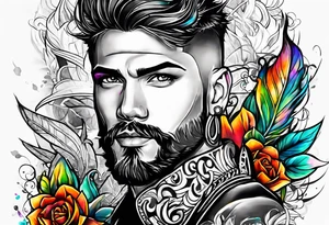I want the name "Drew" tattoo idea