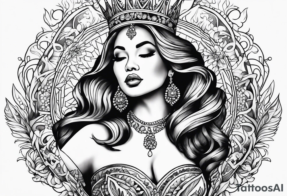 Dancing queen chorus tattoo idea