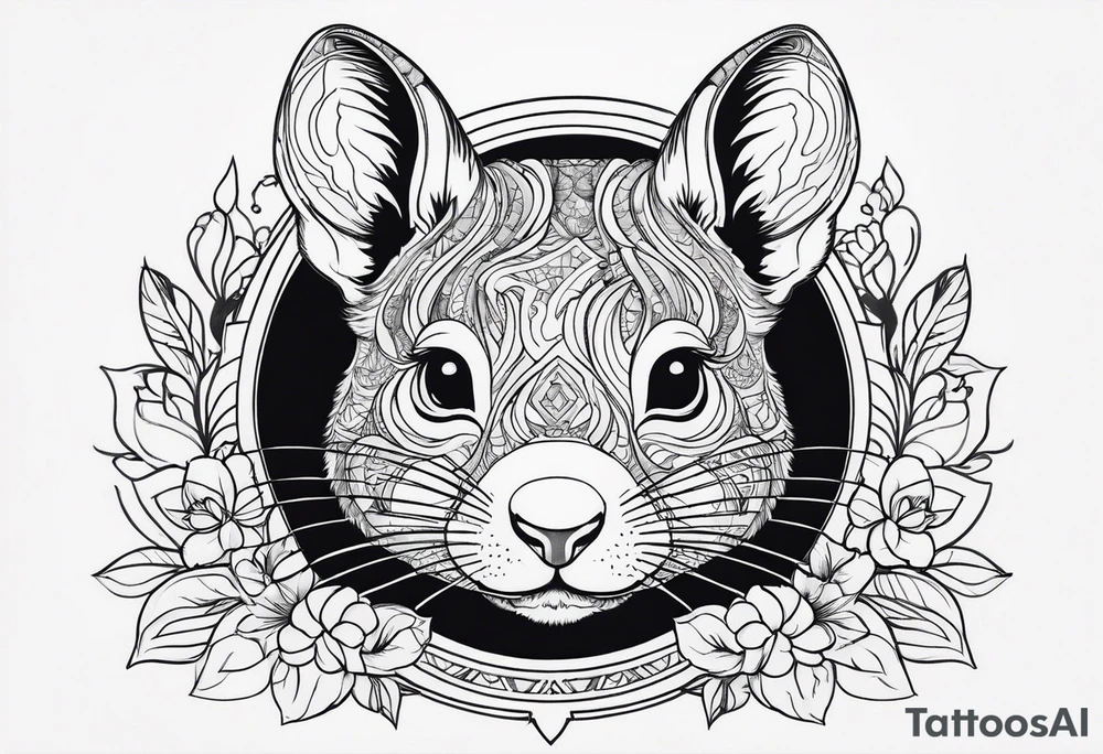 Chinchilla tattoo idea