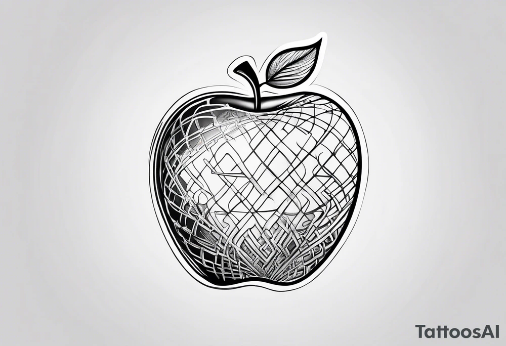 Apple tattoo idea