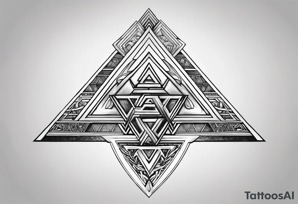 Valhalla valknut sword tattoo idea