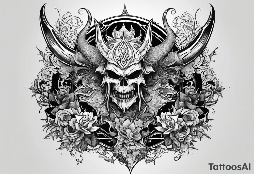Animé demonslayer tattoo idea