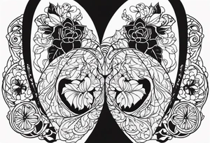 Lung and father tattoo idea
