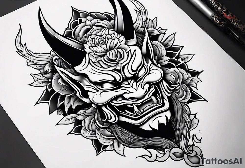 Hannya tattoo idea