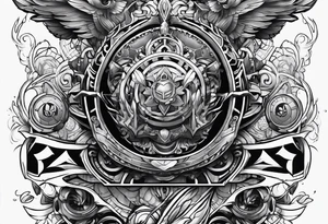 Cyber tech tattoo idea