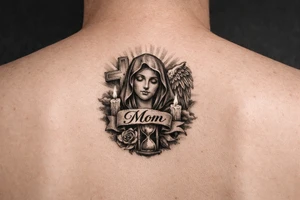 a tattoe for my mom there is dead, the tattoe should be on my arm tattoo idea