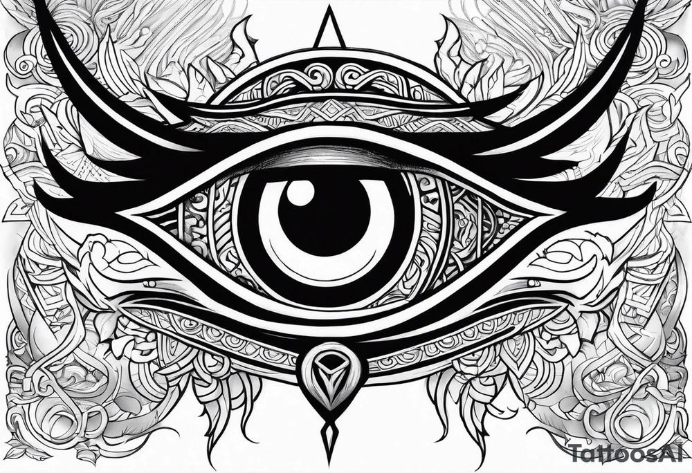nordic god eye scar odin tattoo idea