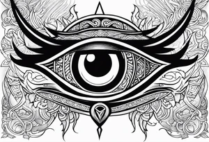 nordic god eye scar odin tattoo idea