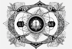 Tattoo about life balance tattoo idea
