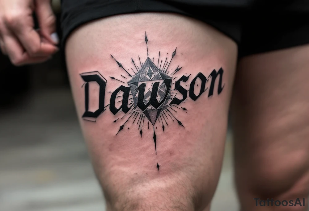 Dawson and Dakota names tattoo idea