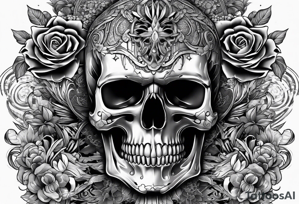 skull tattoo idea