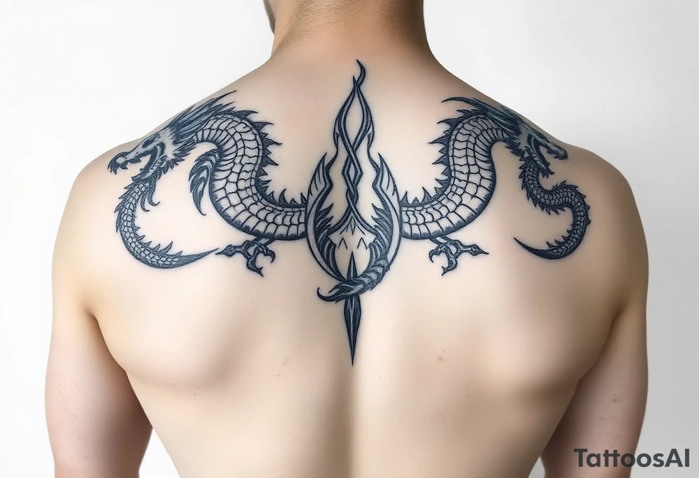 Flame of recca 8 dragons tattoo idea