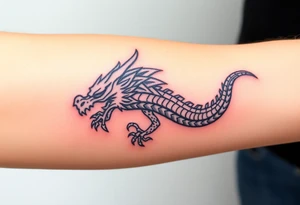 Aztec dragon tattoo idea
